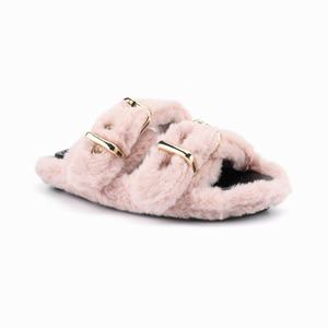 Nine West Plush Cozy Flat Slippers Roze Nederland | TWH-320148